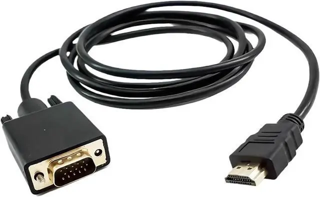 Alt view image 2 of 3 - HDTV Male to V/GA 1080P HDMI-Compatible Cord to Adapter Digital to Analog for Projector M>oni>tor PC TV Box P;S/4(1.8meters)