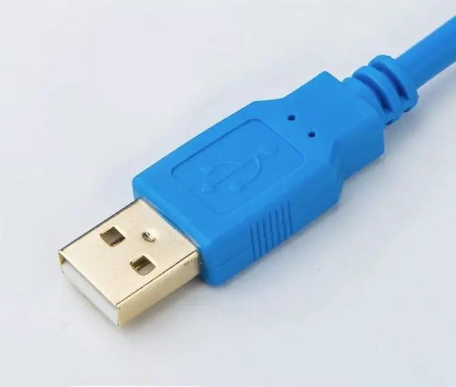 Alt view image 4 of 6 - 1 pc New Applicable USB-KV PLC Programming Cable KV Full Series Data Cable Download Cable Blue Isolated