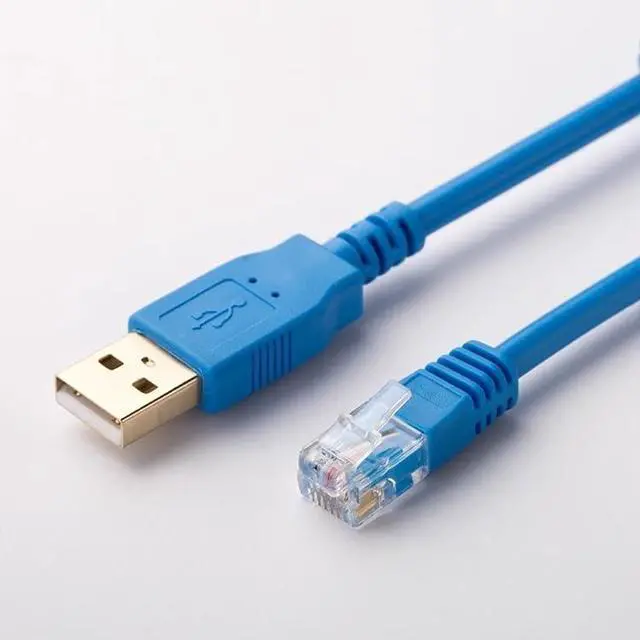 Alt view image 3 of 6 - 1 pc New Applicable USB-KV PLC Programming Cable KV Full Series Data Cable Download Cable Blue Isolated