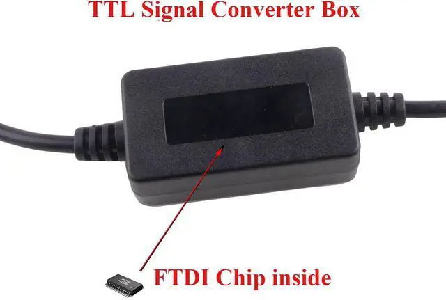 Alt view image 3 of 7 - USB TTL Converter Null Modem Crossover USB Connection Bridge PC Communication Cable