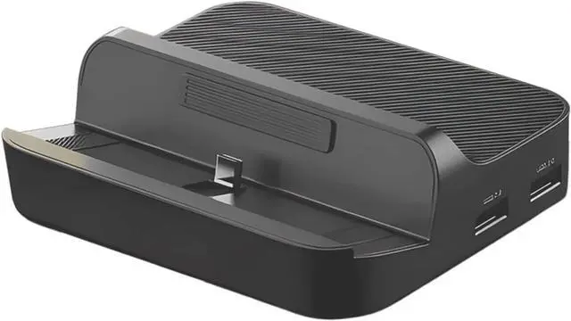 Main image of Docking Station for Pocket 5 Game Consoles with 4K and Gigabit Ethernet Multifunctional Expansion Hub Black