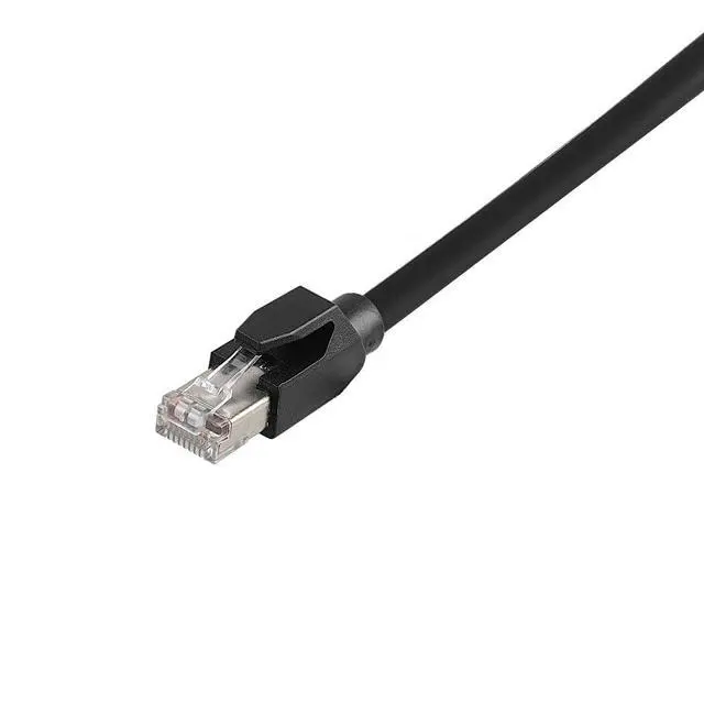 Alt view image 5 of 6 - Alvin's Cables IX Industrial to RJ45 Cat6A Ethernet Cable, IX30G-A-10S-CV(7.0) A Key to RJ45 Male, High Flex Drag-Chain Cable for PLC Machine Vision Industrial Automation Sensor PoE 3m|9.8ft