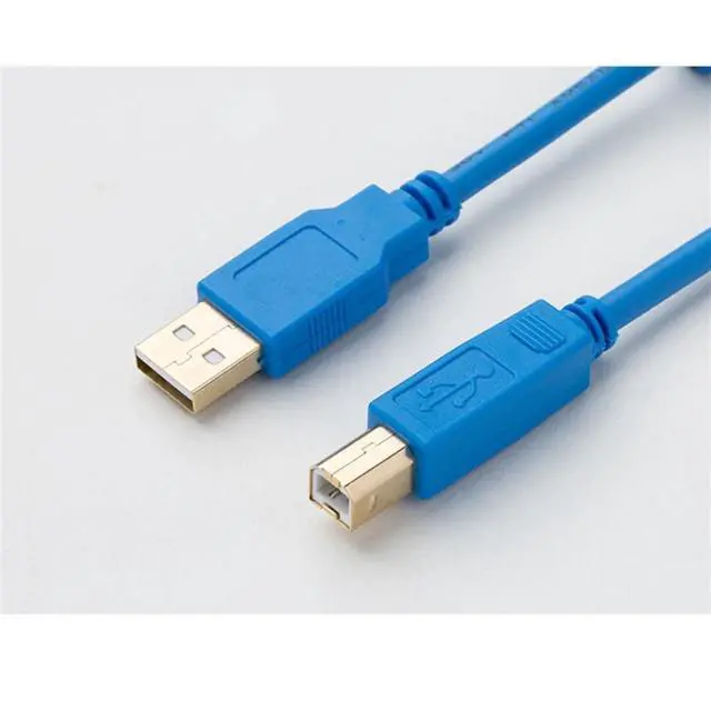 Alt view image 2 of 5 - USB-CP1H for PLC Programming Cable CP1E CP1L CJ2M Series Download Cable Data Cable Blue Gold-Plated Interface 3m