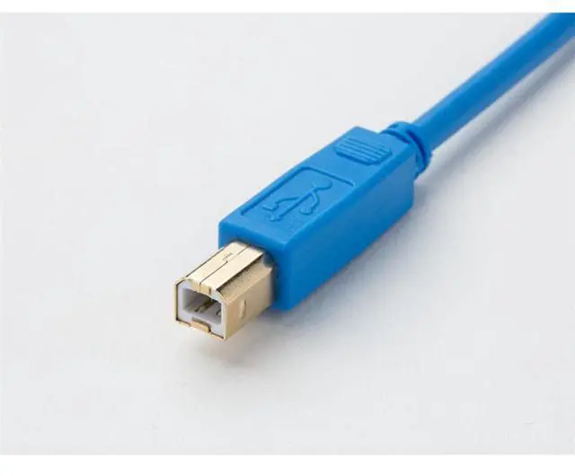 Alt view image 3 of 5 - USB-CP1H for PLC Programming Cable CP1E CP1L CJ2M Series Download Cable Data Cable Blue Gold-Plated Interface 3m