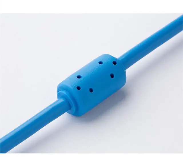 Alt view image 4 of 5 - USB-CP1H for PLC Programming Cable CP1E CP1L CJ2M Series Download Cable Data Cable Blue Gold-Plated Interface 3m