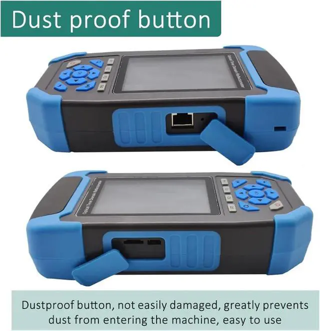 Alt view image 5 of 6 - OTDR Fiber Optic Tester, Fiber Optic Tester Reflectometer 1310 1550nm 64km 9in1 Mini Optic Tester Touch Screen With OPM OLS VFL RJ45 Connector