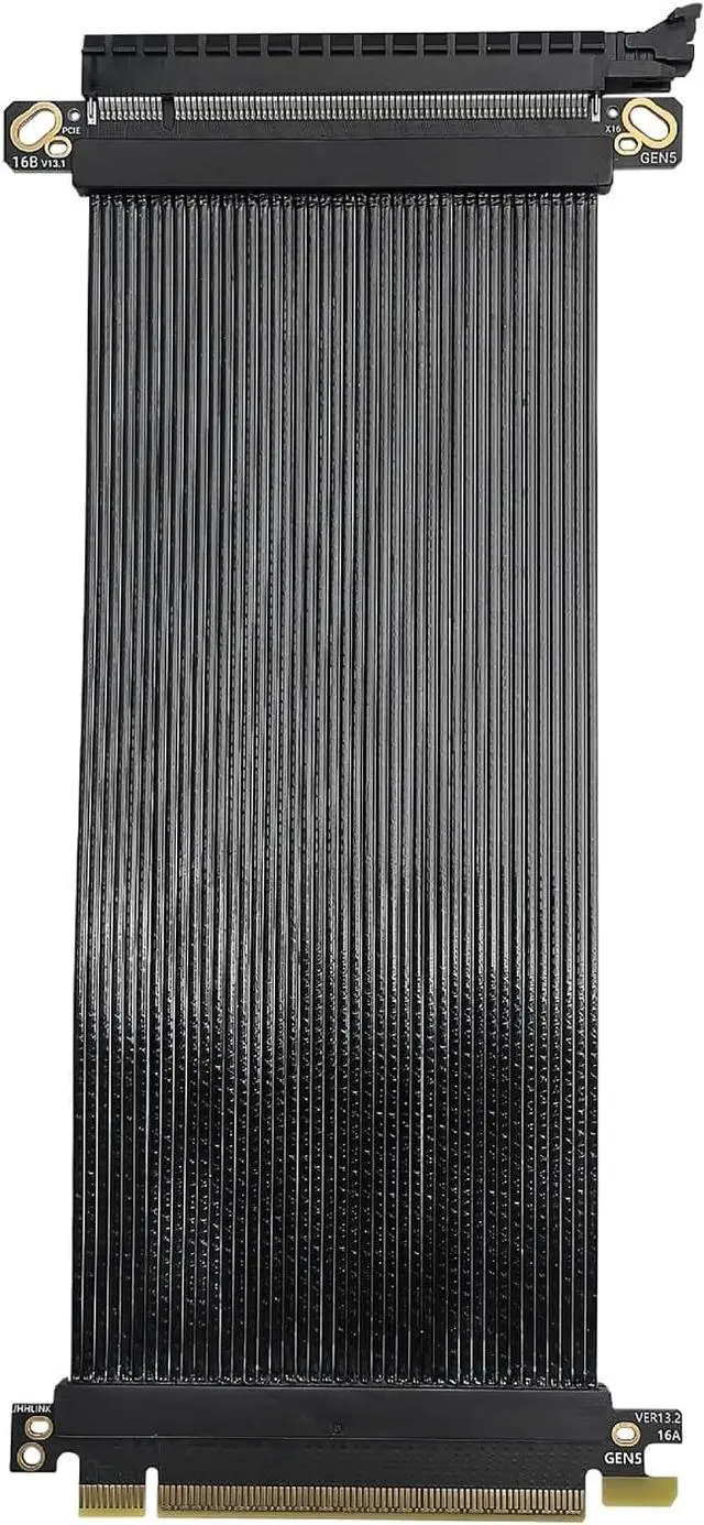 Main image of pieceIE 5.0 X16 Risers Cable Flexible GPU Extension Adapters for Enhances Airflows &Performances 180°Parallel Direction