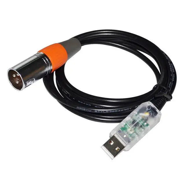 Alt view image 2 of 6 - FT232RL CHIP USB to XLR 3PIN Male RS485 Converter Serial Cable for Audio Processor to PC(3m,Color B)