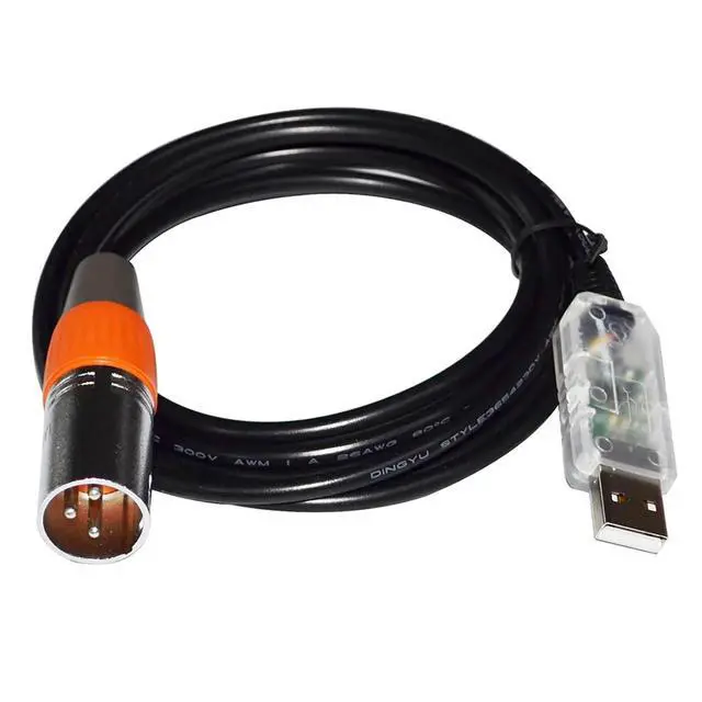 Alt view image 3 of 6 - FT232RL CHIP USB to XLR 3PIN Male RS485 Converter Serial Cable for Audio Processor to PC(3m,Color B)