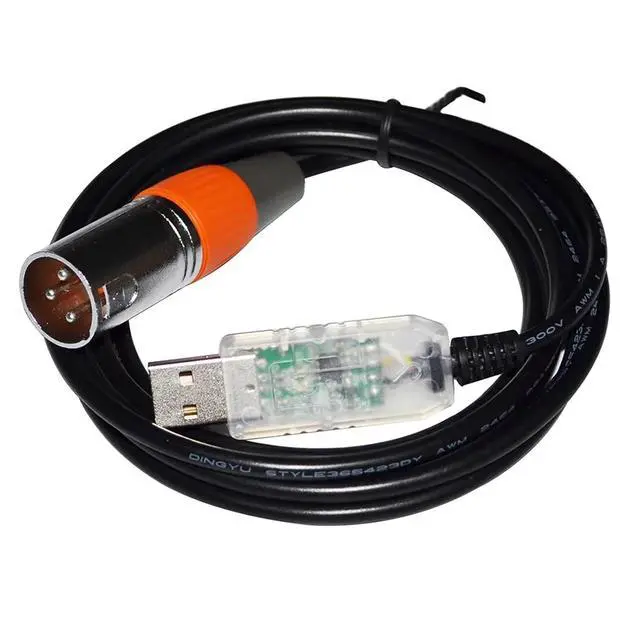 Alt view image 4 of 6 - FT232RL CHIP USB to XLR 3PIN Male RS485 Converter Serial Cable for Audio Processor to PC(3m,Color B)