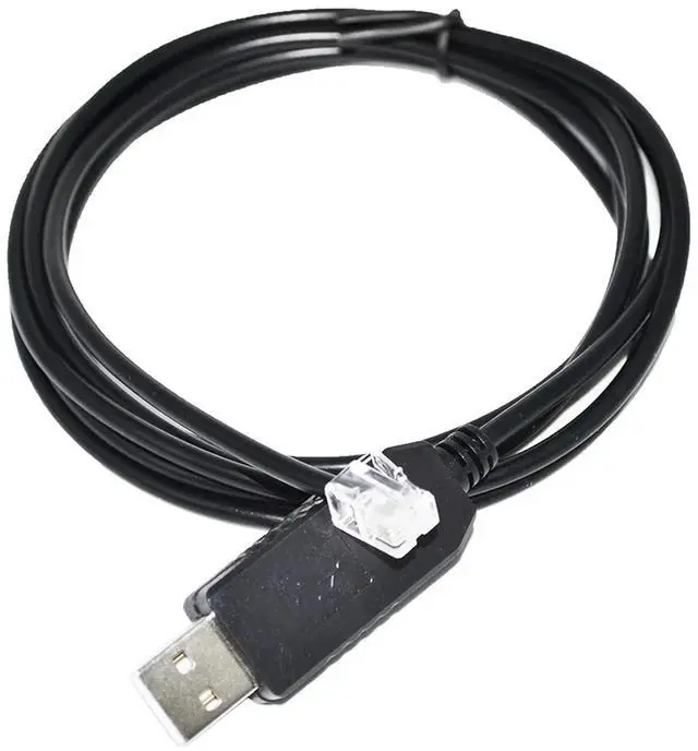 Main image of USB to RJ9 RJ11 4P4C ASIAIR to IOPTRON Equatorial Cable I/O HC Hand Controller for IEQ30 IEQ45 ZEQ25 CEM60 CEM25P CME120-EC(1M)