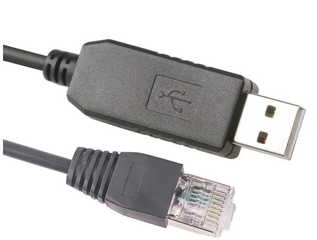 Main image of USB Serial Communication Cable for Easun Solar Inver,USB RS232 Serial to RJ45 8P8C Communication Cable(1.8m)