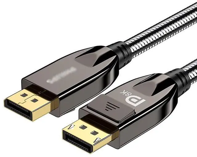 Main image of Hdmi DisplayPort 8K DisplayPort Cable 1.4 DP to DP Cable (8K@60Hz 4K@144Hz 2K@165Hz) Nylon Braided High Speed for Laptop Gaming Monitor Computer Cables (Length : 1m)