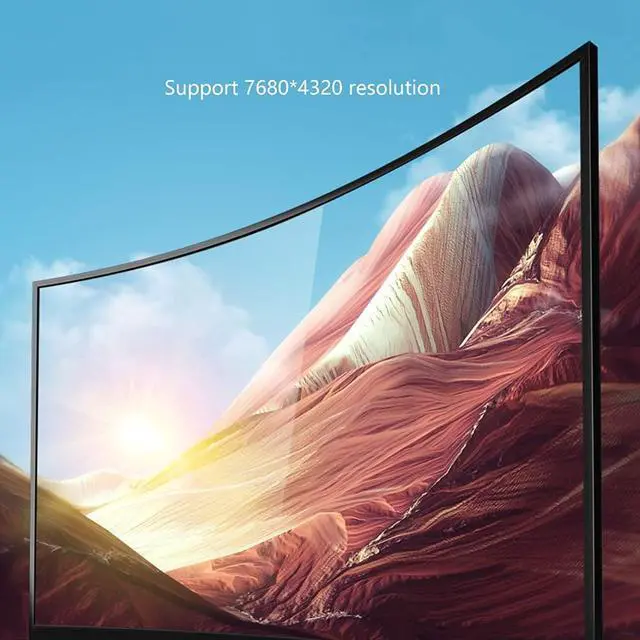 Alt view image 2 of 5 - Hdmi DisplayPort 8K DisplayPort Cable 1.4 DP to DP Cable (8K@60Hz 4K@144Hz 2K@165Hz) Nylon Braided High Speed for Laptop Gaming Monitor Computer Cables (Length : 1m)