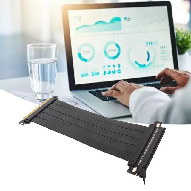 Alt view image 5 of 7 - Extender Riser Cable, Vertical Gpu Extender, Graphics Card Extension Cable for Ensuring Versatility Across Different Systems (20cm)