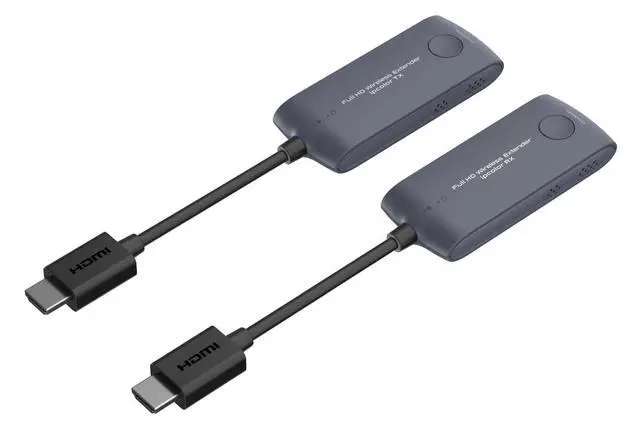Alt view image 3 of 7 - PremiumCord HDMI Mini Wireless Extender to 20 m, Full HD 1080p 60Hz, 5Gbps, HDMI1.4, HDCP2.2, Black