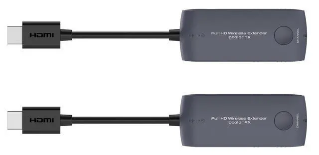 Alt view image 4 of 7 - PremiumCord HDMI Mini Wireless Extender to 20 m, Full HD 1080p 60Hz, 5Gbps, HDMI1.4, HDCP2.2, Black