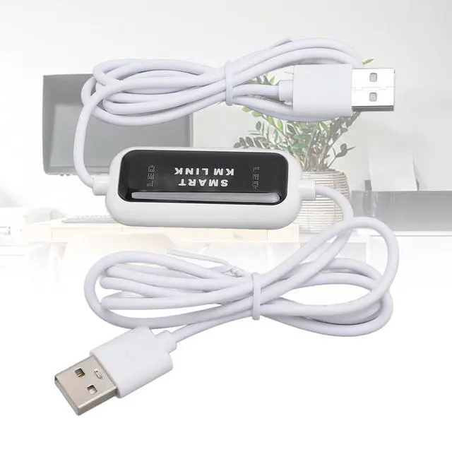 Alt view image 3 of 7 - Bewinner Keyboard, Mouse Share Sync Data Cable, for Smart KM PC to PC File Transfer, with Copy Computer Cable