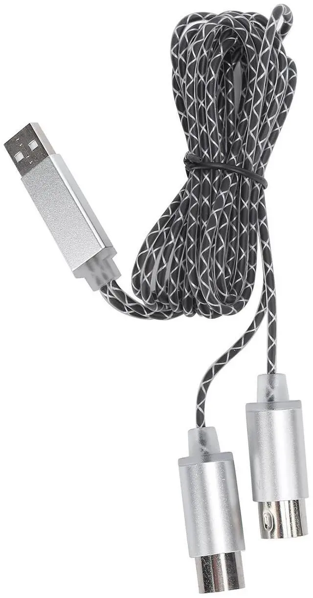 Main image of MIDI Cable Transfer USB TPE Sheath Electronic Piano Editing Connection Line Music Synthesizer Compatible