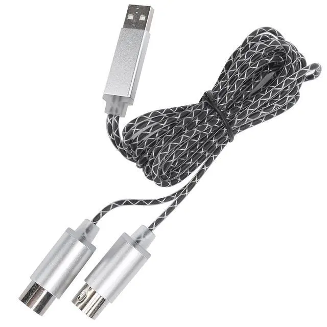 Alt view image 2 of 7 - MIDI Cable Transfer USB TPE Sheath Electronic Piano Editing Connection Line Music Synthesizer Compatible