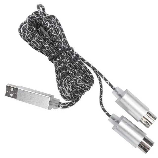 Alt view image 3 of 7 - MIDI Cable Transfer USB TPE Sheath Electronic Piano Editing Connection Line Music Synthesizer Compatible