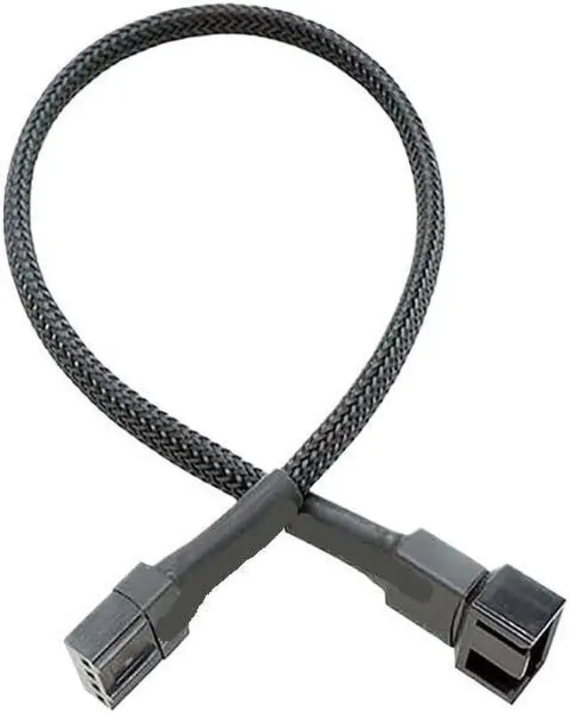 Alt view image 4 of 6 - 1 Fan Distributor Cable 4-pin Adapter Cable 1 to 1 2 3 4 Computer CPU Fan Distributor PC Extension Power Cord Accessories(1 to 4)