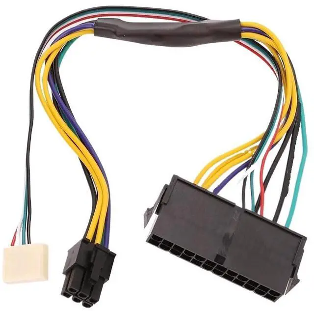 Main image of ATX 24pin to Motherboard 2-Port 6pin Adapter Power Supply 18AWG Cable for Z220 Z230 SFF Mainboard Server Workstation Newest