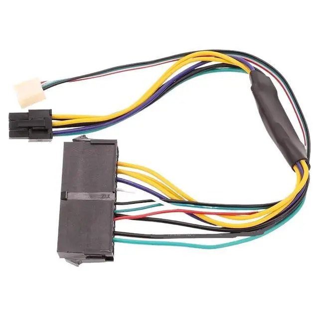 Alt view image 4 of 6 - ATX 24pin to Motherboard 2-Port 6pin Adapter Power Supply 18AWG Cable for Z220 Z230 SFF Mainboard Server Workstation Newest