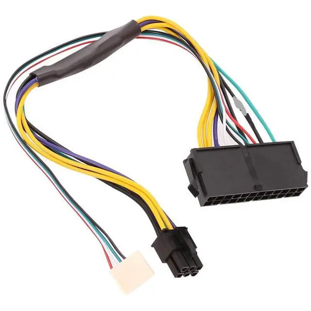 Alt view image 6 of 6 - ATX 24pin to Motherboard 2-Port 6pin Adapter Power Supply 18AWG Cable for Z220 Z230 SFF Mainboard Server Workstation Newest