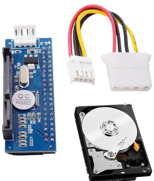 Main image of IDE to SATA Adapter HDD 3.5 inch Hard Disk Converter IDE 39/40Pin to SATA 22Pin Hard Drive Connector with Cable