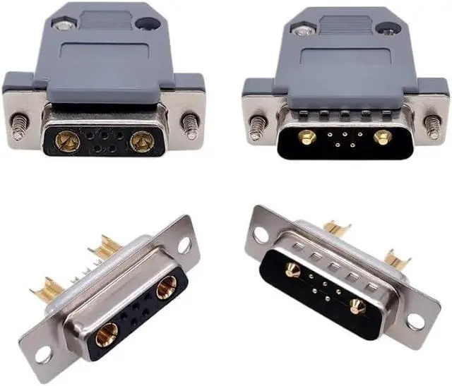 Alt view image 2 of 6 - 10PCS High Current Connector Adapter Gold Plated 7W2 20A 30A 40A(Female Male)