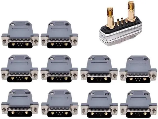 Main image of 10PCS High Current Connector Adapter Gold Plated 7W2 20A 30A 40A(Female Male)