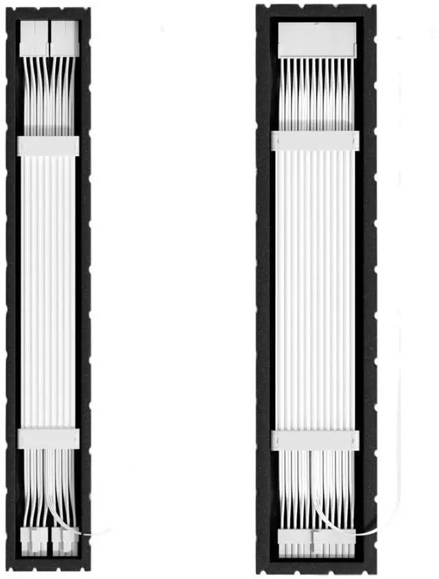 Main image of ARGB PSU Power Extension Cable L*/ED Light Strip 24PIN Motherboard Power Extension Cable Flexible Light DIY Kit(24 PIN and 2x8 PIN)