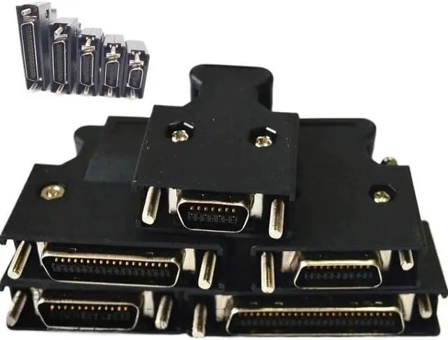 Alt view image 2 of 5 - SM-14P/20P/26P/36P 50 Pin Encoder Servo Drive Plug Plugins 1394-6P/6E Connectors High Density Gold Plated Solder Joint(SM-20P,5pcs)