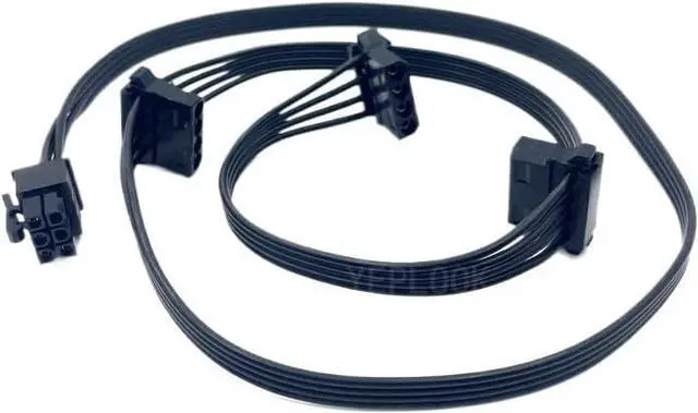 Main image of Modular Power Cable for AX1600i Type 4 PSU, GPU PCI-E 8Pin 6+2Pin, CPU 4+4Pin, HDD SSD SATA, IDE, Main 24Pin Net(3 Molex Angled)