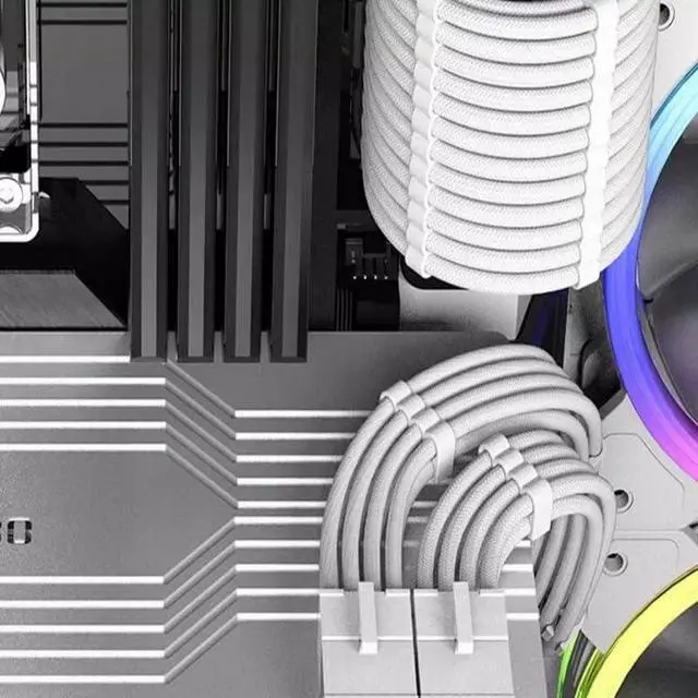 Alt view image 4 of 4 - All Motherboard ATX 24Pin CPU 8Pin EPS 4+4-Pin PCI-E GPU 8Pin 6+2 Extension Cable(30cm,MB 24Pin ATX Cable)
