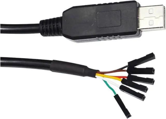 Alt view image 3 of 5 - FENG GUO FT232RL USB UART T/TL 5V 3V3 to 6PIN 0.1" Pitch D/UPO/NT Jumper Download Cable Compatible T/TL-232R-5V T/TL-232R-3V3(5M,TTL 3.3V 1X1 6P)