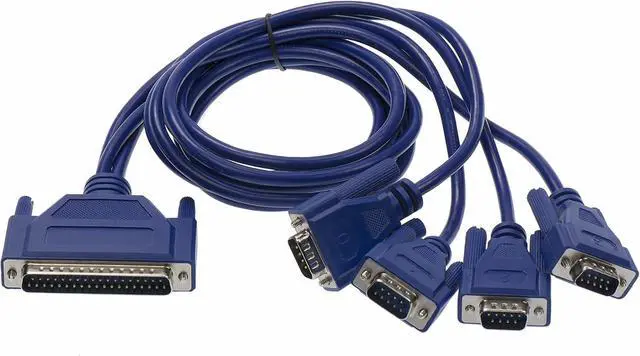 Alt view image 2 of 5 - LF1142KB Universal PCI to 4 Port RS422/485 Galvanically Isolated (Industrial) Host Adapter w/Quadplex Cable 36" DB37M-DB9M-4