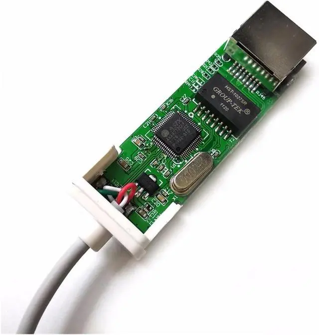 Alt view image 2 of 5 - USB 2.0 Ethernet 10/100 Mbps RJ45 Network Card LAN Adapter Cable 10M 100Mbps with AX88772B AX88772C Chip