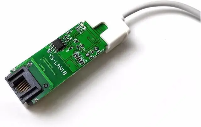 Alt view image 3 of 5 - USB 2.0 Ethernet 10/100 Mbps RJ45 Network Card LAN Adapter Cable 10M 100Mbps with AX88772B AX88772C Chip