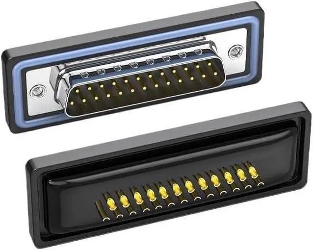 Main image of 1PCS Water Proof RS232 Serial Interface Plug 9-Pin 15-Pin 25-Pin DB9/DB15/DB25/DB37 Male Female COM Port for Data Communication(H-D2-05 DB25 Male)