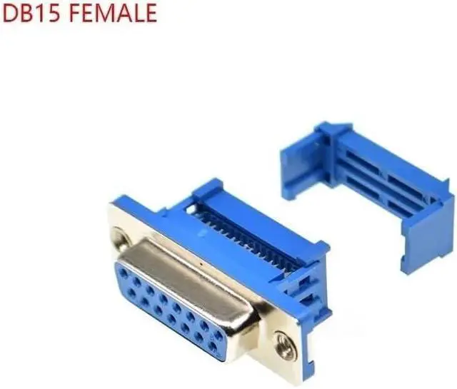 Alt view image 3 of 4 - 2/5pcs Db9/15/25/37 Male Female Plug Serial Port Connector IDC Crimp Type D-Sub Rs232 Adapter(DB37 Female,5Pcs)