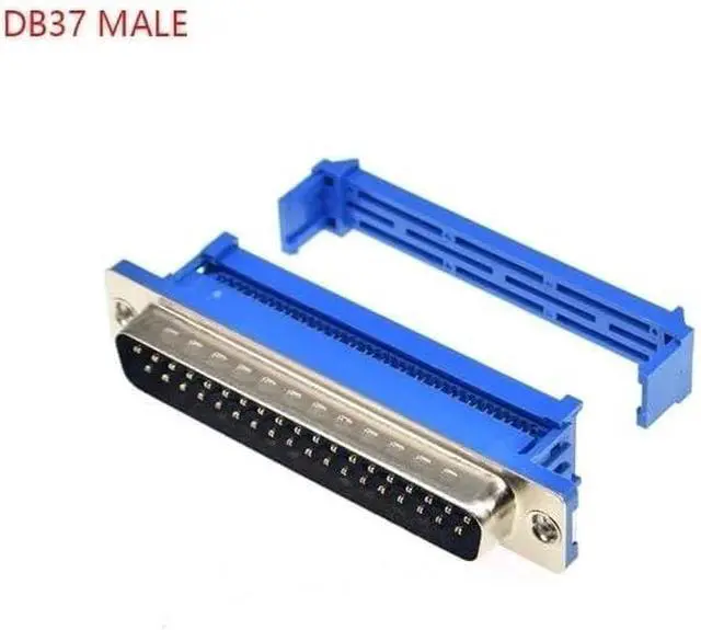 Alt view image 4 of 4 - 2/5pcs Db9/15/25/37 Male Female Plug Serial Port Connector IDC Crimp Type D-Sub Rs232 Adapter(DB37 Female,5Pcs)