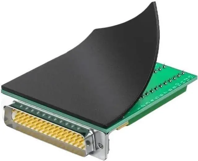 Alt view image 5 of 6 - Pin DB50 Solder-Free Terminal Block 3 Rows of 50 Cores Connector Male Female Board 50 Pin Double-Shielded 1-Meter Cable(Shielded Cable 1M)