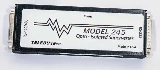 Main image of Model 245 - RS-232 to RS-422/RS-485 Optically Isolated Interface Converter - 110 Volts
