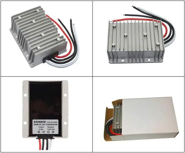 Alt view image 5 of 5 - Stayhome 1PCS DC 12V 24V to DC 13.8V 25A 345W Voltage Regulator 8-36VDC to 13.8VDC Volt Stabilizer Buck Boost Automatic Step up / Step Down
