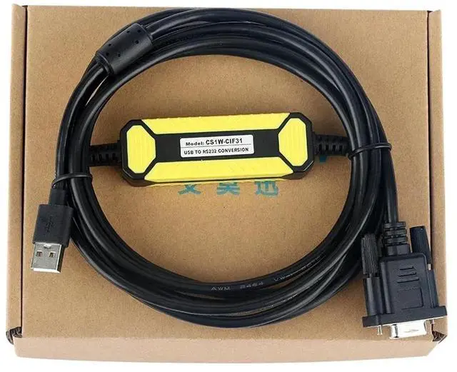 Main image of CS1W-CIF31 Adapter for USB Switch Serial to R232 Programming Cable USB-RS232 Optical Converter Line Port(Female Port)