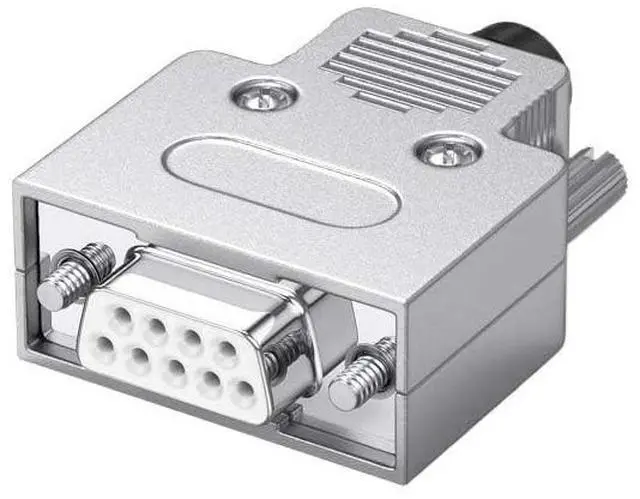 Main image of Metal DB9 Female Male Connector D-SUB 9Pin Serial Port RS232/485 Plug 9-pin Com Interface Soldering Header Adapter(PF)
