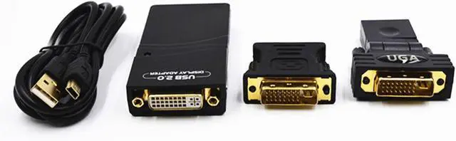 Alt view image 5 of 6 - USB 2.0 to VGA/DVI/HDMI Multi Display Adapter/Video Graphics Adapter for Multiple Monitors up to 1920x1080 Pixels (Supports Windows 10, 8.1, 8, 7, XP