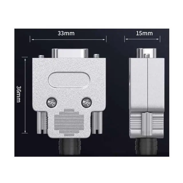 Alt view image 6 of 6 - Metal DB9 Female Male Connector D-SUB 9Pin Serial Port RS232/485 Plug 9-pin Com Interface Soldering Header Adapter(PF)